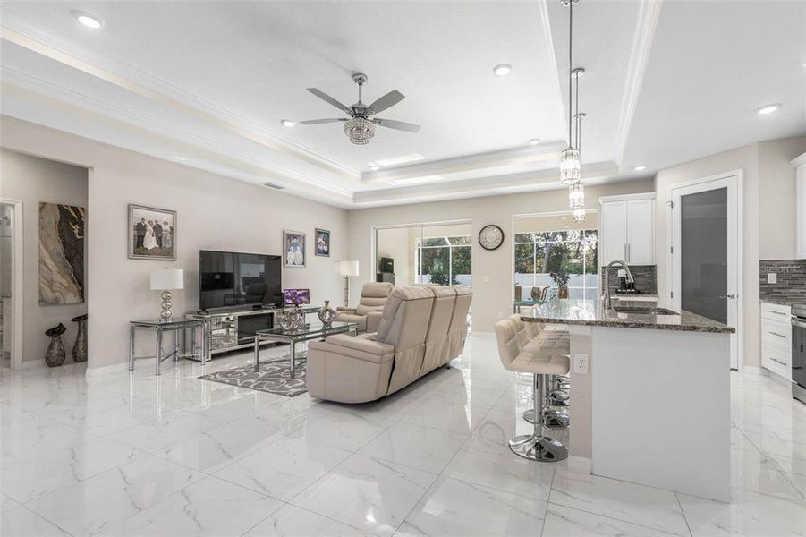 Furnished interior view inside a new home in , Palm Coast (Image 15).