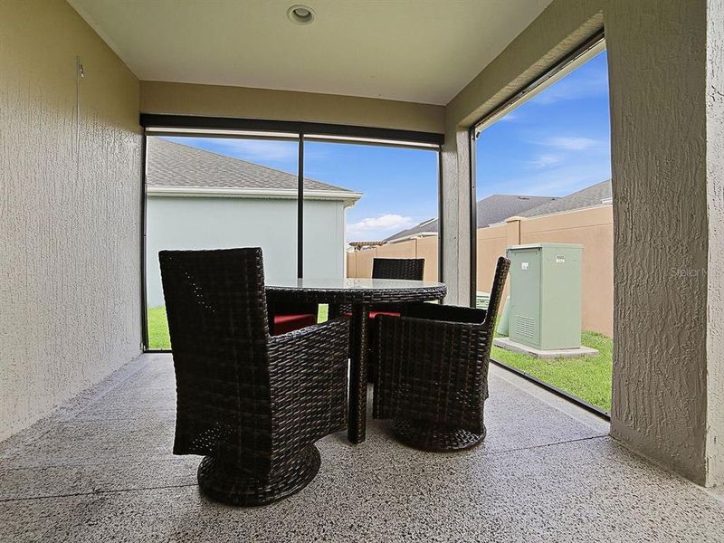 Exterior details and patio area of a home in , The Villages (Image 23). Exterior details and patio area of a home in , The Villages (Image 23).