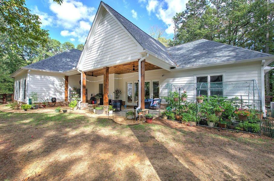 Exterior details and patio area of a home in , Cartersville (Image 31).