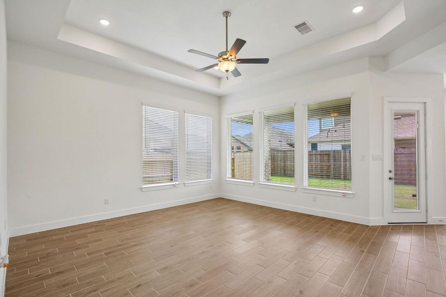 Spacious, unfurnished interior of a new home in The Trails 50's, New Caney (Image 14). Spacious, unfurnished interior of a new home in The Trails 50's, New Caney (Image 14).