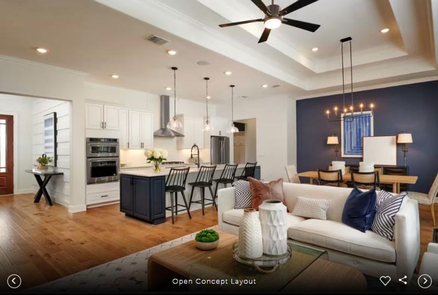 Interior photos- Photo of Del Webb model home with same floor plan, not of actual home listed.