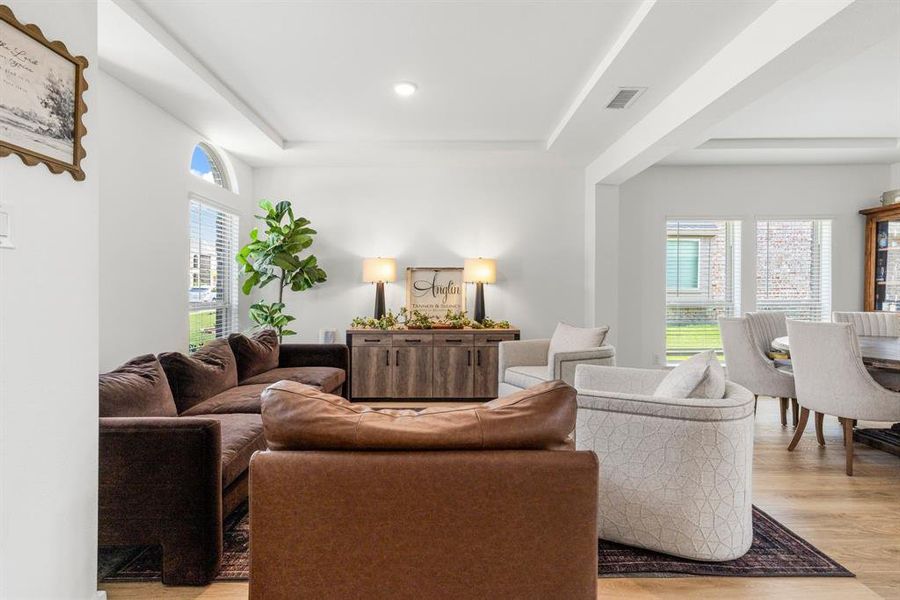 Furnished interior view inside a new home in Grayhawk Addition, Forney (Image 9).