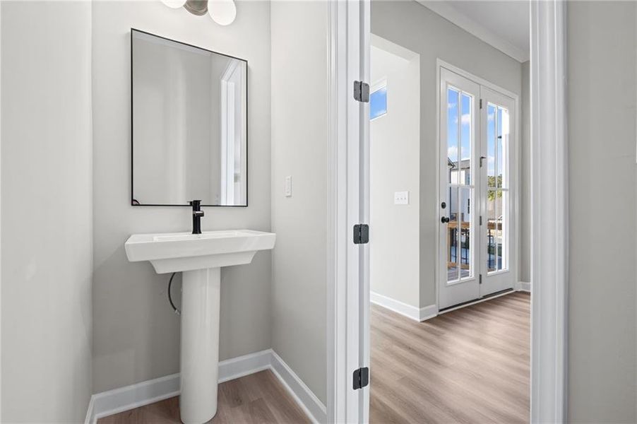 Furnished interior view inside a new home in The Village at River Green, Canton (Image 8).
