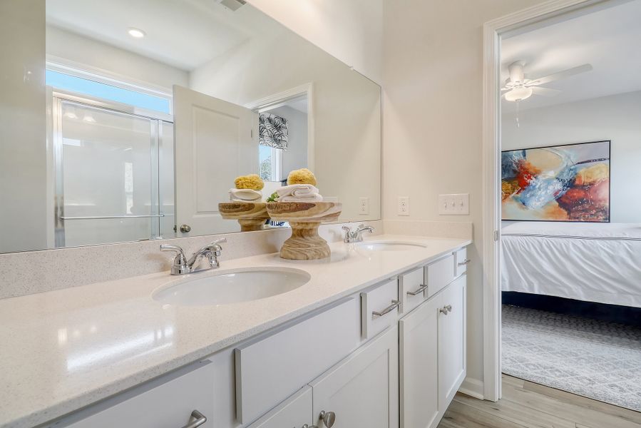 Representative furnished interior of a home built from the Brunswick - Genesis Value Collection by Mungo Homes in Clairmont, Charlotte (Image 7).