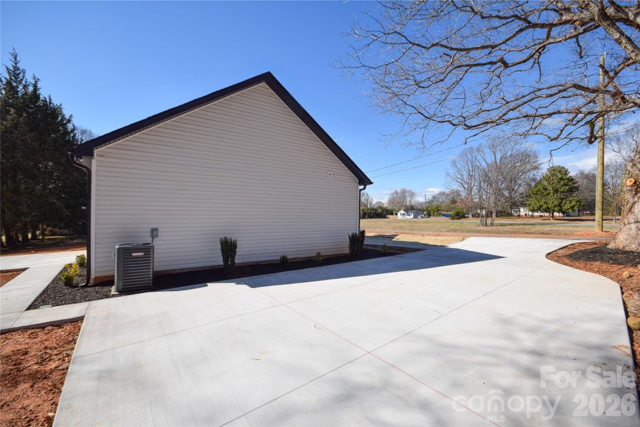 Exterior details and patio area of a home in , Hickory (Image 3).