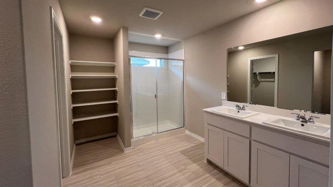 Furnished interior view inside a new home in Rosewood at Beltmill, Fort Worth (Image 8).
