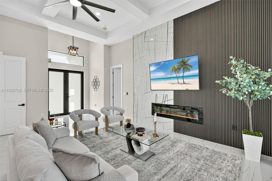 Furnished interior view inside a new home in , Cape Coral (Image 6).