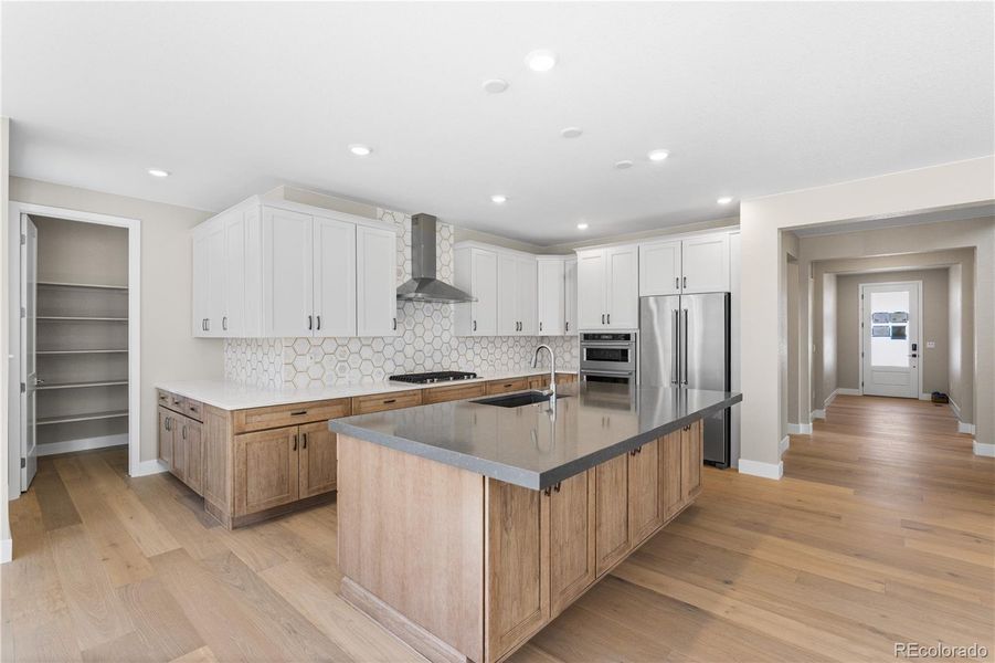 Furnished interior view inside a new home in Legends at Lyric, Lone Tree (Image 10).
