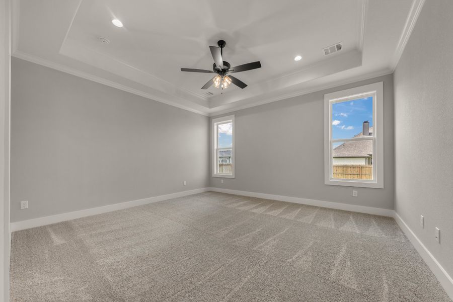 Representative unfurnished interior of a home built from the The Savannah by Reece Homes in Stella Ranch, Bryan (Image 60). Representative unfurnished interior of a home built from the The Savannah by Reece Homes in Stella Ranch, Bryan (Image 60).
