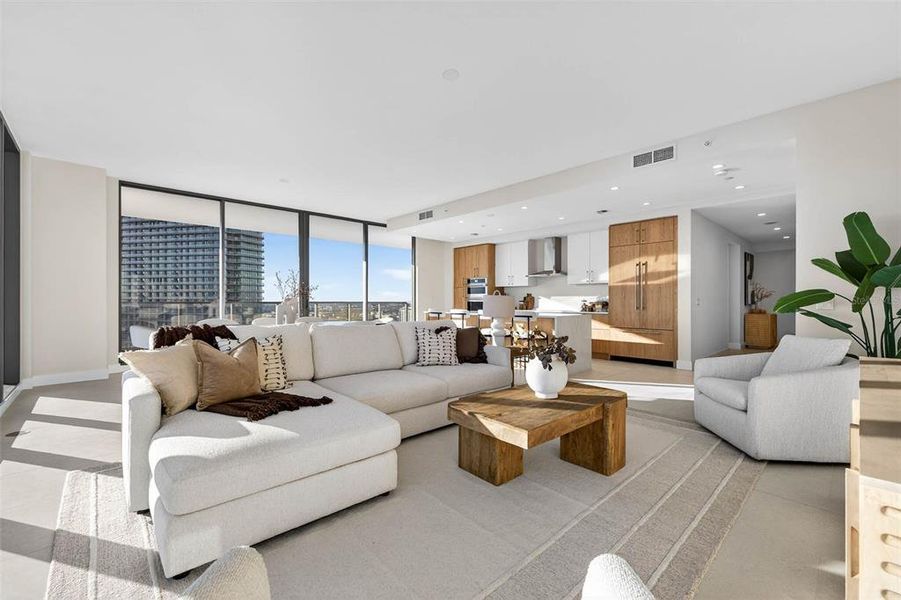 Furnished interior view inside a new home in , St. Petersburg (Image 12).