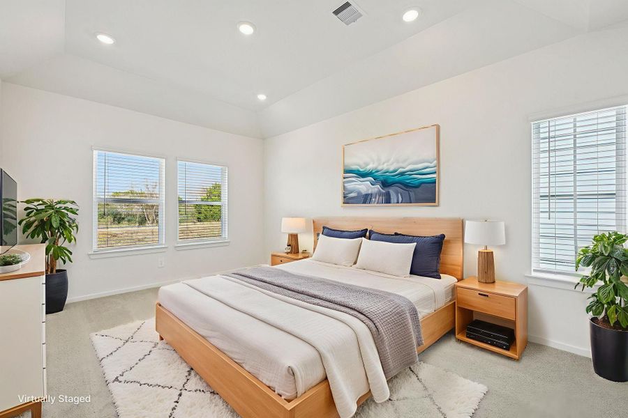 Furnished interior view inside a new home in Pinewood Trails - City Series, Atascocita (Image 18).