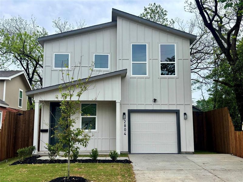 Front exterior of a new home in , Dallas, TX, highlighting curb appeal (Image 2). Front exterior of a new home in , Dallas, TX, highlighting curb appeal (Image 2).