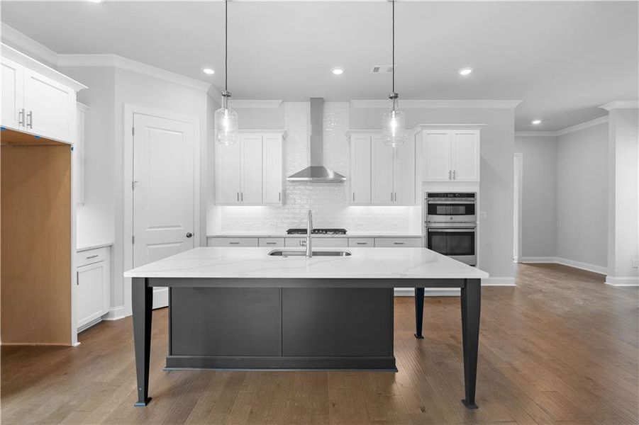 Furnished interior view inside a new home in Palisades Single Family, Cumming (Image 14).