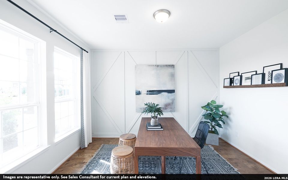 Furnished interior view inside a new home in Hickory Ridge, Elmendorf (Image 9).