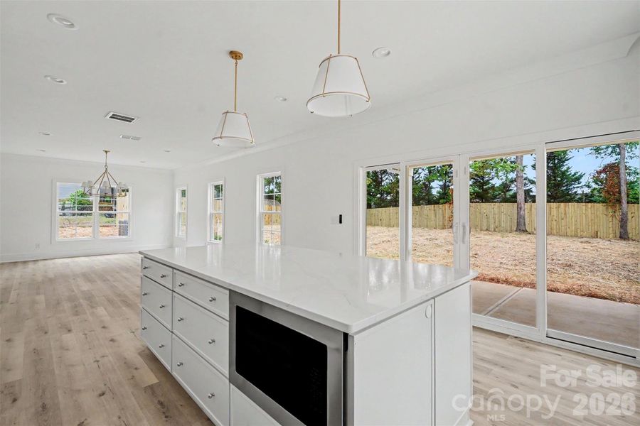 Furnished interior view inside a new home in , Mint Hill (Image 7).