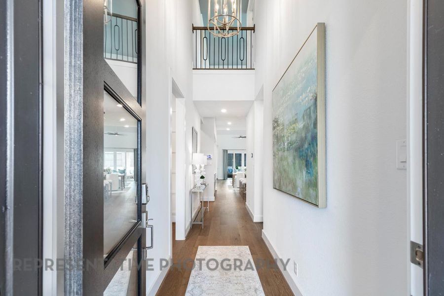 Furnished interior view inside a new home in Wolf Ranch, Georgetown (Image 7).