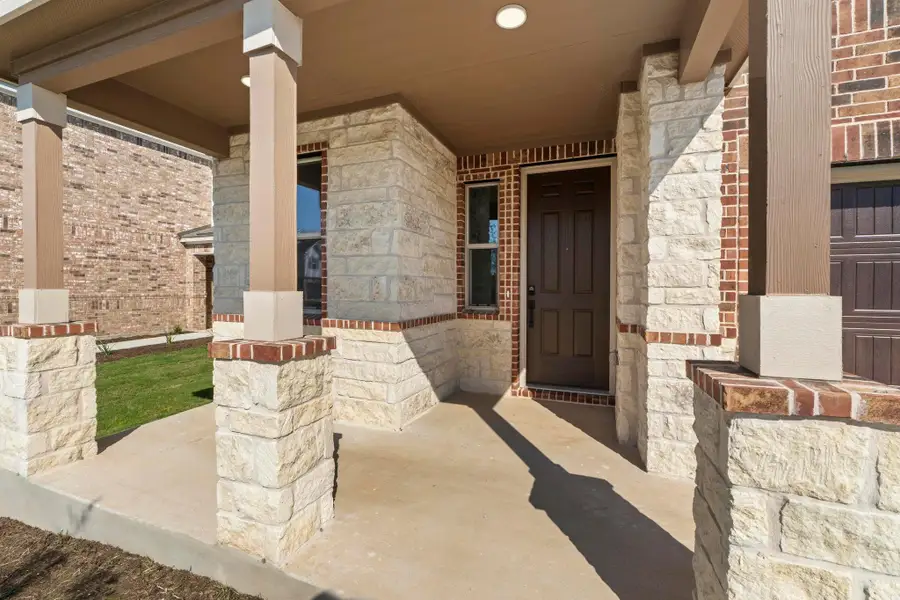 Exterior details and patio area of a home in Salerno - Heritage Collection, Round Rock (Image 2). Exterior details and patio area of a home in Salerno - Heritage Collection, Round Rock (Image 2).