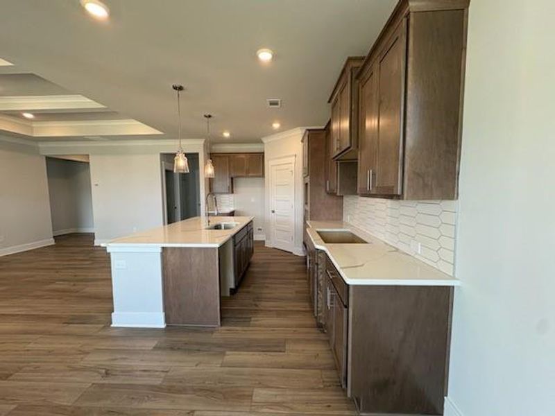 Furnished interior view inside a new home in Garland Meadows, Cartersville (Image 3).