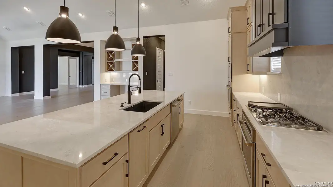 Furnished interior view inside a new home in George's Ranch Acre, Boerne (Image 9). Furnished interior view inside a new home in George's Ranch Acre, Boerne (Image 9).