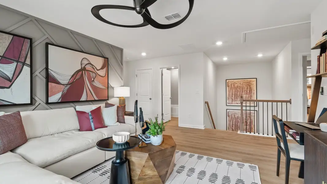 Furnished interior view inside a new home in Hamilton Lakes, Lawrenceville (Image 23).