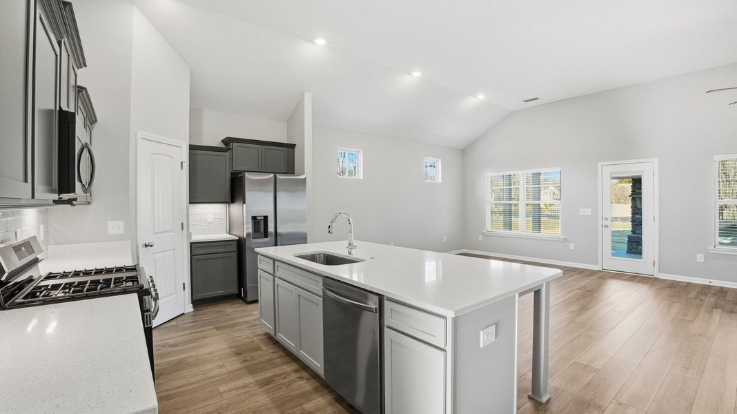 this floor plan offers an open spacious concept