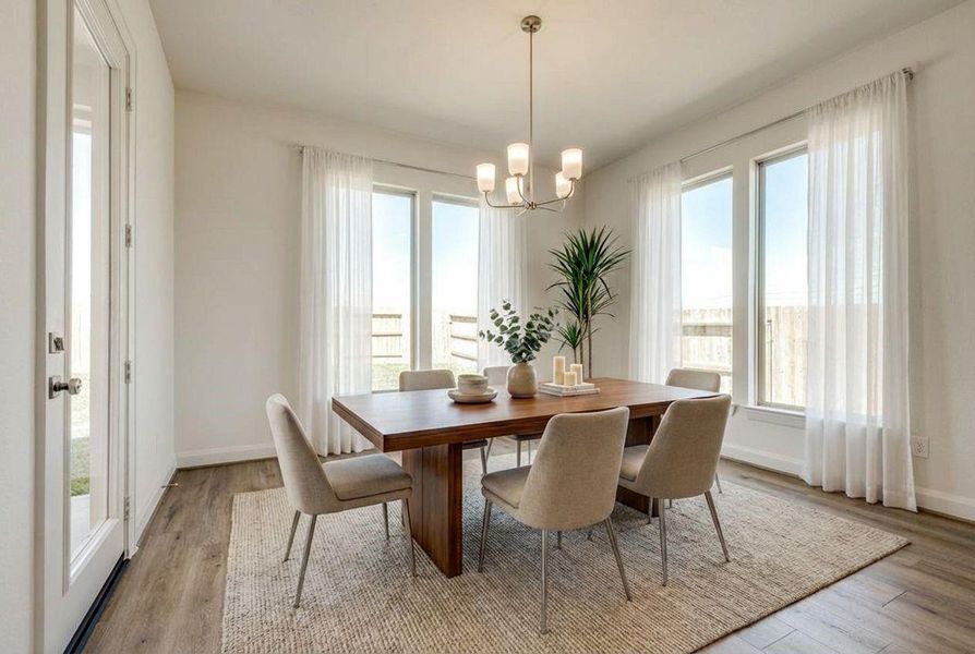 Furnished interior view inside a new home in , Sealy (Image 13).