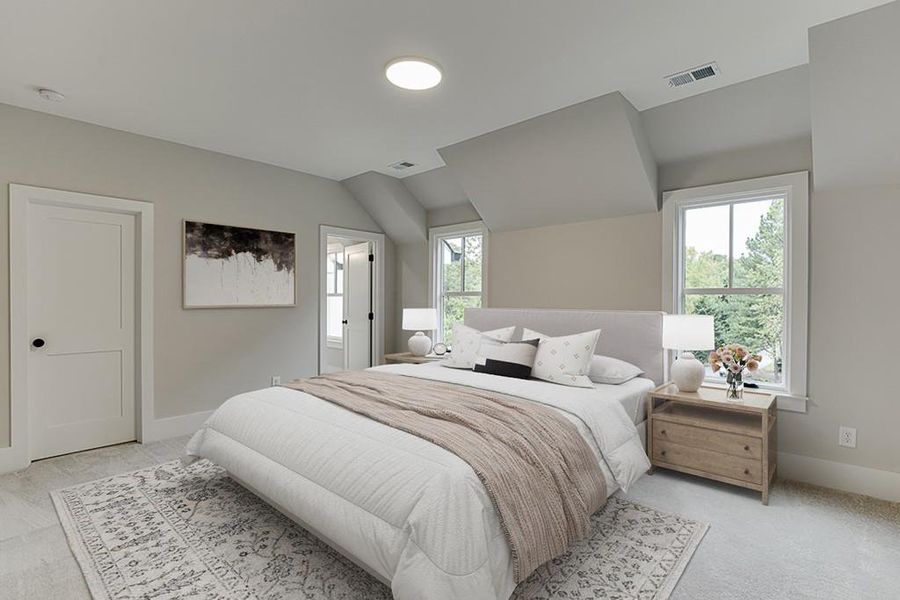 Furnished interior view inside a new home in , Cumming (Image 6).