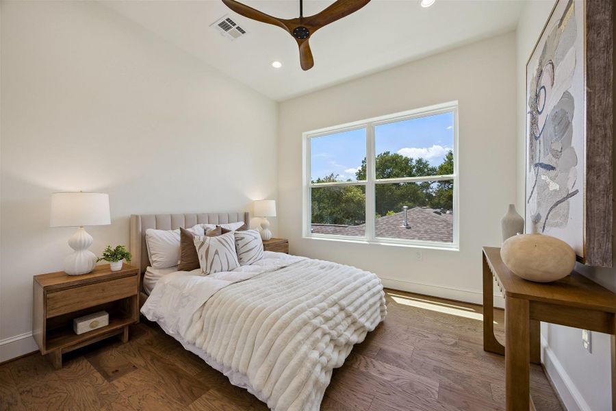 Furnished interior view inside a new home in , Houston (Image 44).