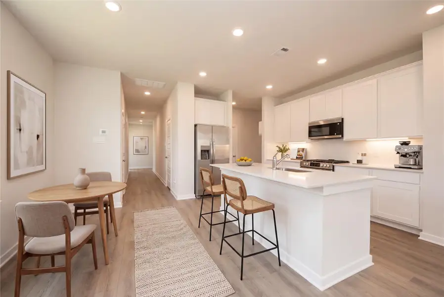 Furnished interior view inside a new home in The Villages at WestPointe, Dayton (Image 17).
