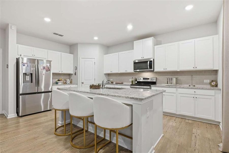 Furnished interior view inside a new home in Kingsley Creek, Lithonia (Image 6).