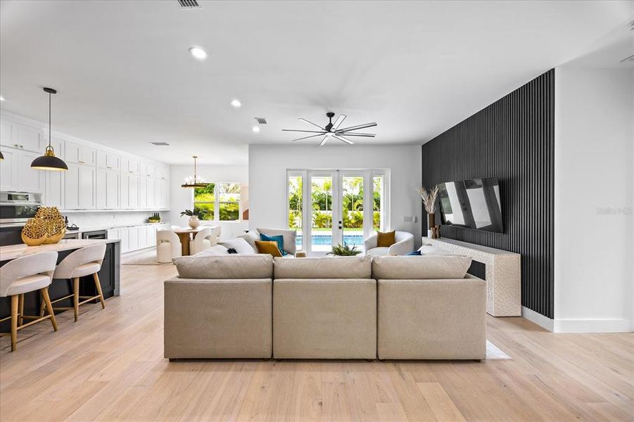 Furnished interior view inside a new home in , Tampa (Image 41).