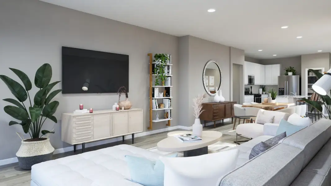 Representative furnished interior of a home built from the The Silverleaf by Legend Homes in Ridgeland Hills, Willis (Image 9).