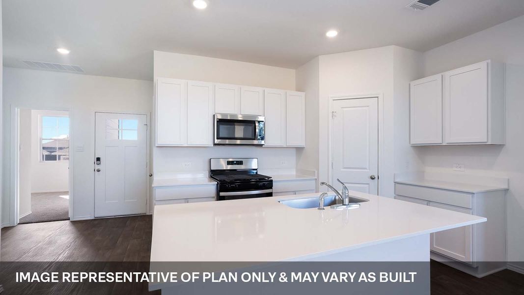 Furnished interior view inside a new home in Marigold, Kyle (Image 4).