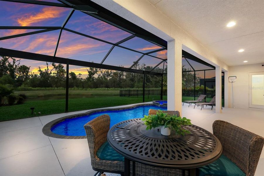 Exterior details and patio area of a home in The Reserve at Twin Rivers, Parrish (Image 20). Exterior details and patio area of a home in The Reserve at Twin Rivers, Parrish (Image 20).
