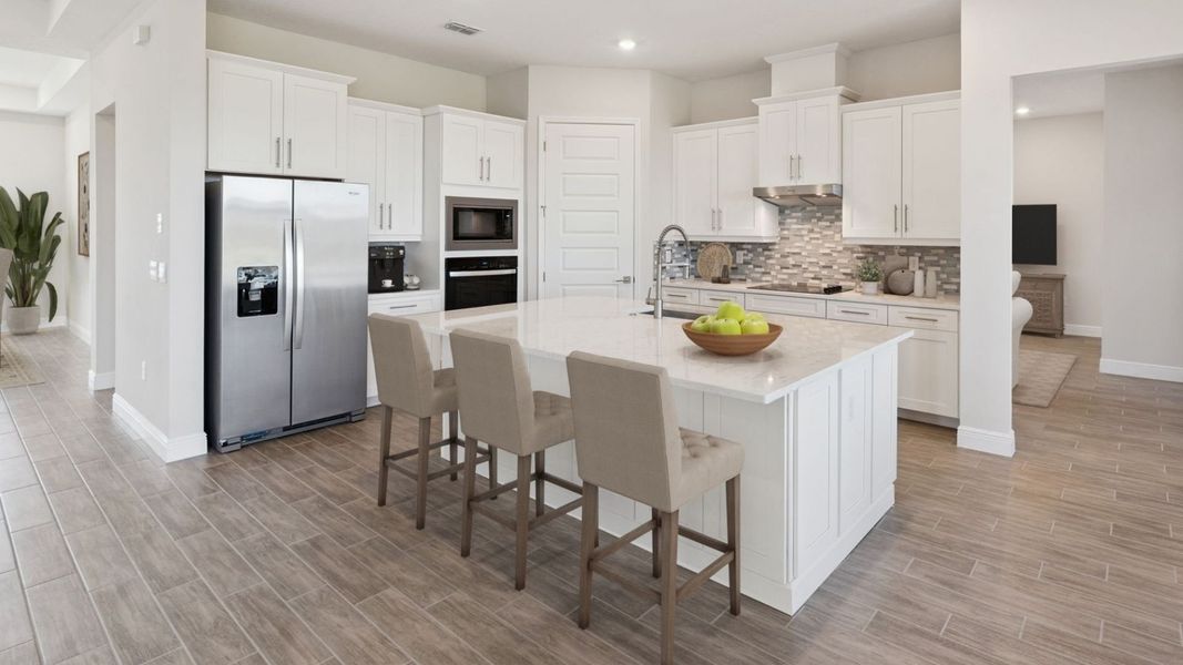 Furnished interior view inside a new home in Buena Lago, St. Cloud (Image 8).