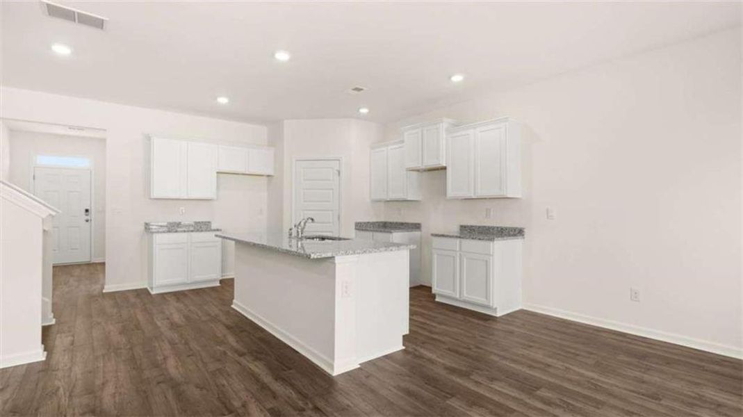 Furnished interior view inside a new home in Champion's Run, Lithonia (Image 9).