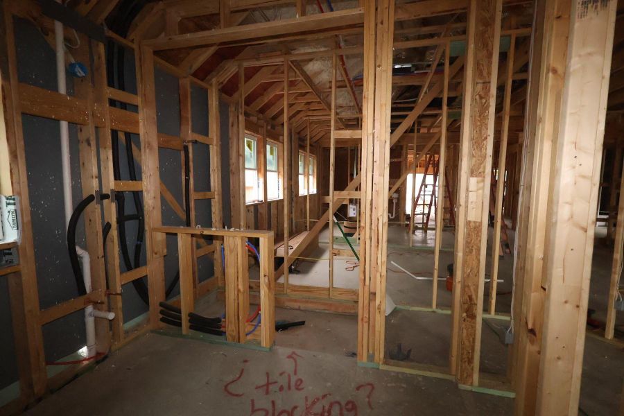 In-progress construction of a new home in Jordan Ranch - Terrace Collection, Fulshear, TX (Image 8).