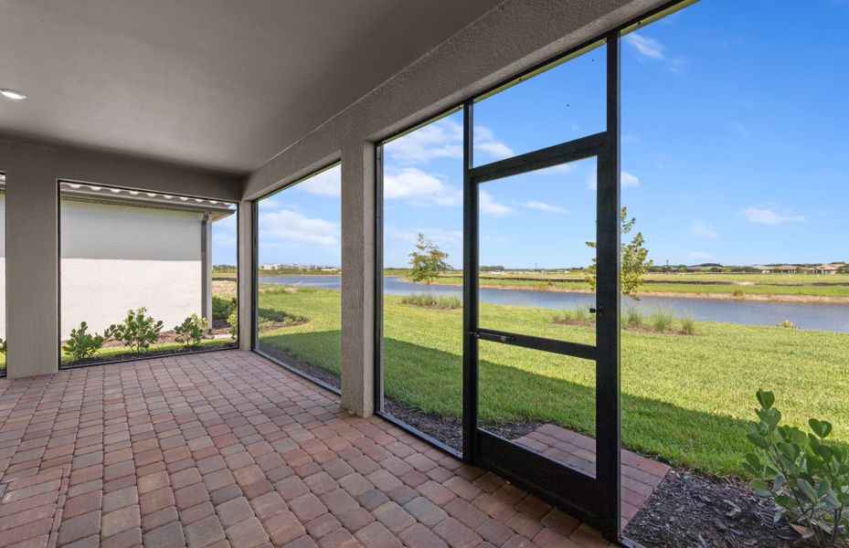 Exterior details and patio area of a home in Del Webb Naples, Immokalee (Image 27).