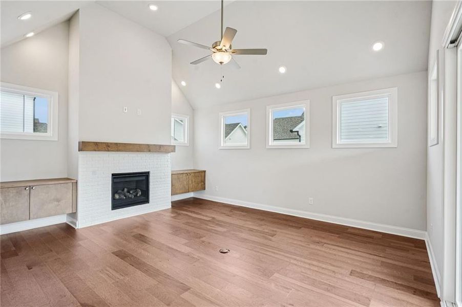 Spacious, unfurnished interior of a new home in Promenade at Sawnee Village, Cumming (Image 8).