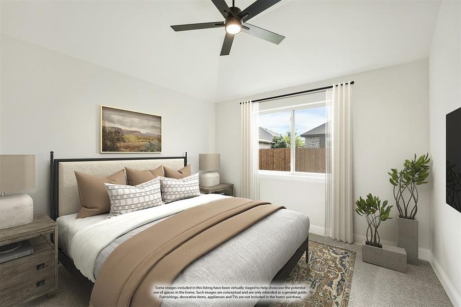 Furnished interior view inside a new home in Sunset Ridge, Alvarado (Image 14).