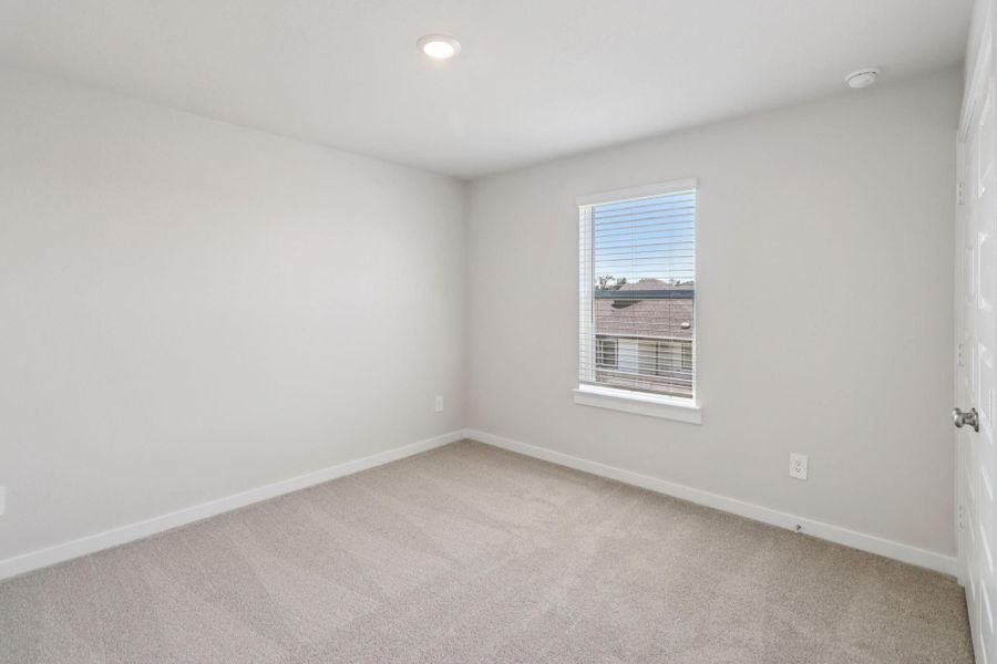 Spacious, unfurnished interior of a new home in Landing Meadows - Traditional Series, New Caney (Image 33).