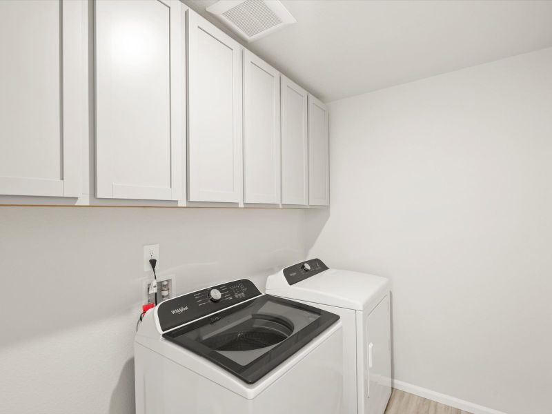 The Chatfeild floorplan image taken at a Meritage Homes community in Windsor, CO.