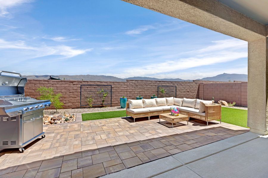 Representative furnished interior of a home built from the Copper by Mattamy Homes in Oasis At Rocking K, Vail (Image 24).