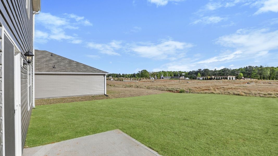 Exterior details and patio area of a home in Gibson Grove, Laurens (Image 3).