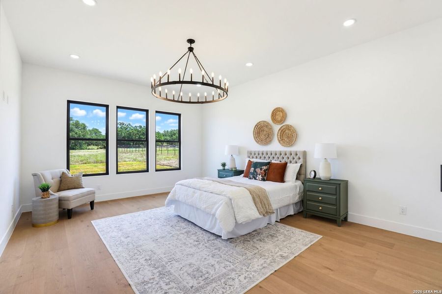 Furnished interior view inside a new home in , Bulverde (Image 38).