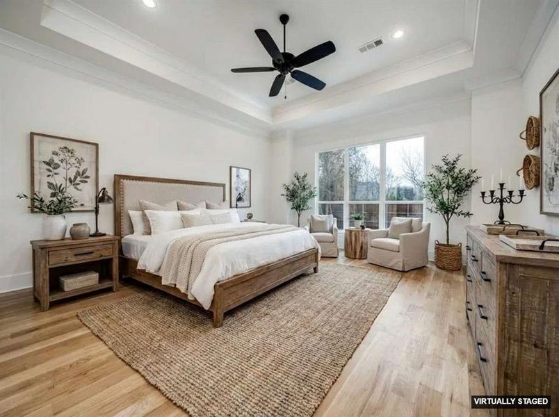 Furnished interior view inside a new home in , Denton (Image 8).