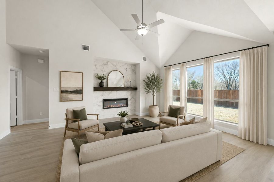 Furnished interior view inside a new home in Kentsdale Farms, DeSoto (Image 6).