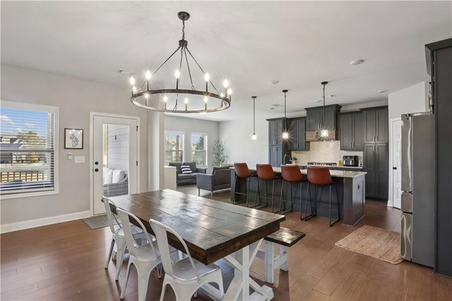 Furnished interior view inside a new home in , Jefferson (Image 7).