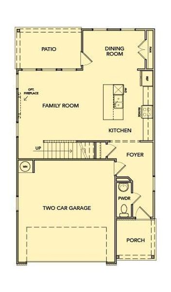 2D floor plan layout of this home in Park Center Pointe, Mableton, GA (Image 4). 2D floor plan layout of this home in Park Center Pointe, Mableton, GA (Image 4).