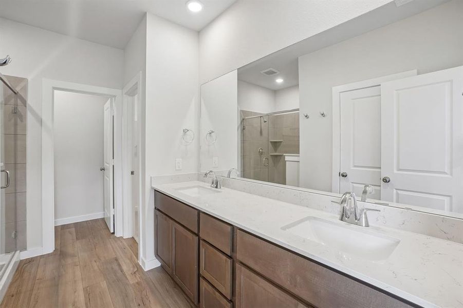 Furnished interior view inside a new home in Overland Grove, Forney (Image 9).